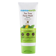 Mamaearth Tea Tree Face Wash packaging on a white background