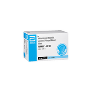 Box of Telpres-MT 50 tablets by Abbott on a white background