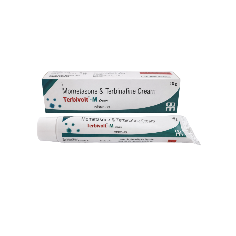 Terbivolt-M cream packaging on a white background