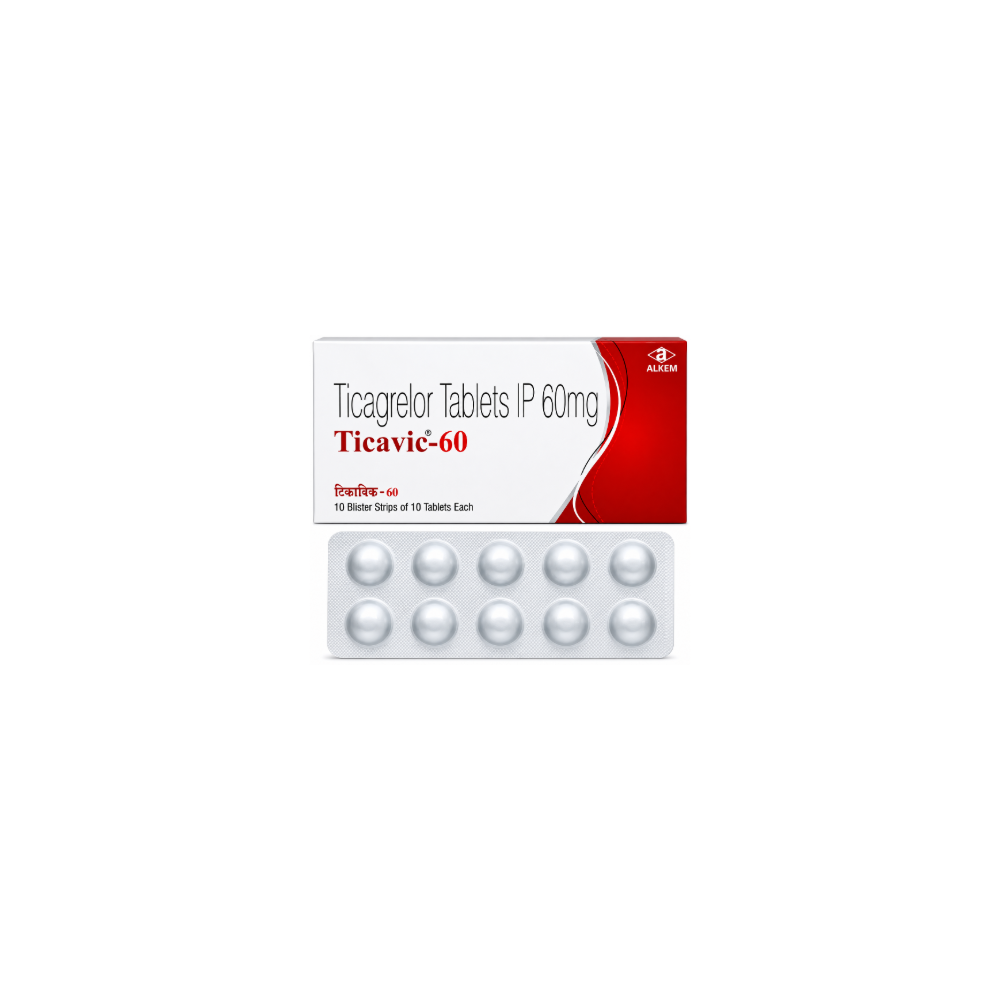 Ticavic 60 Tablet front