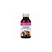 Bottle of Tixylfix LS syrup with a white background
