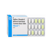 Packaging of Tribetol 1 tablets with a box labeled ABBOTT on a white background