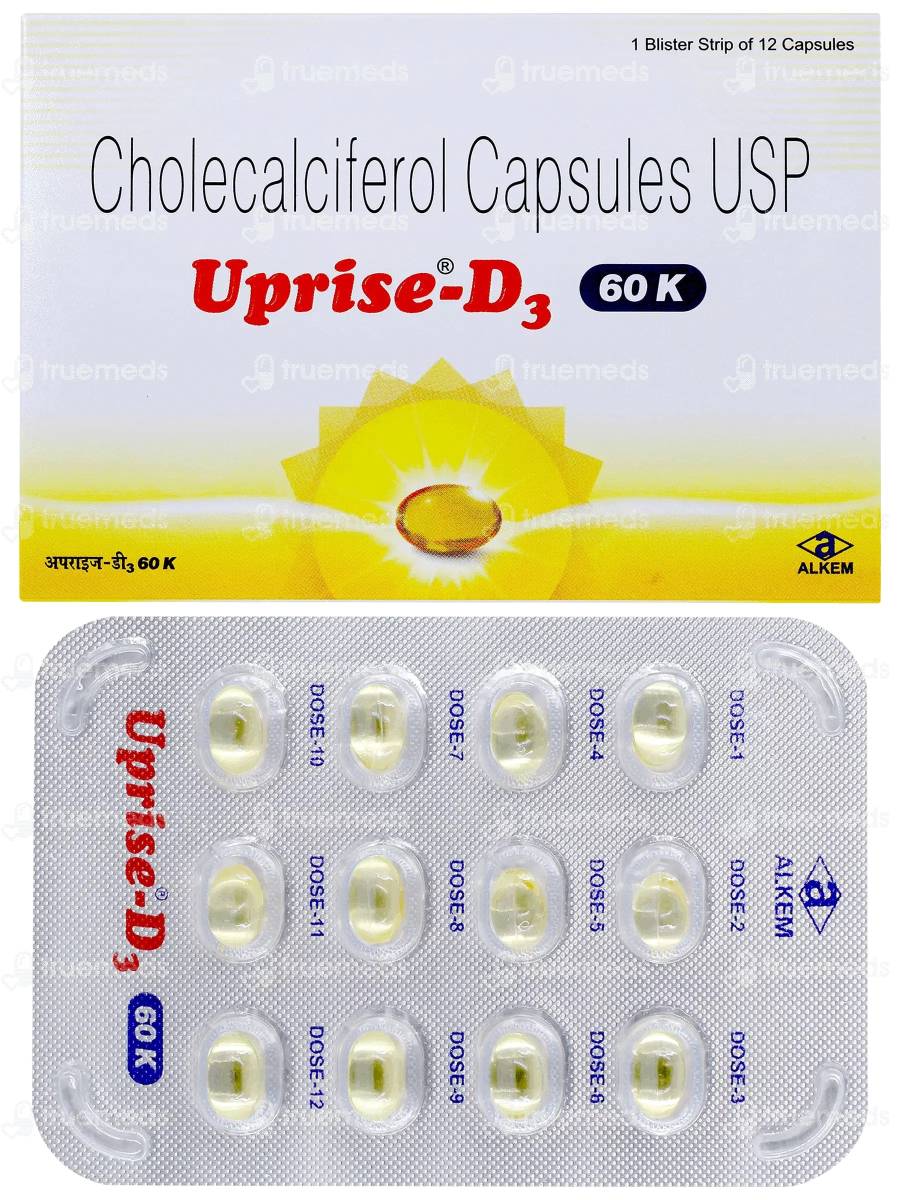 Uprise-D3 60K Soft Gelatin Capsule