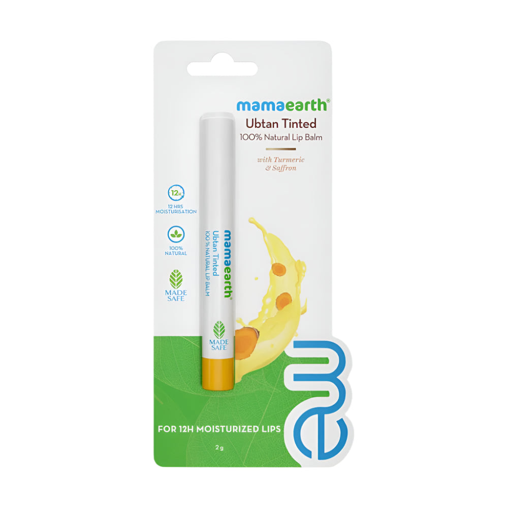 Mamaearth Ubtan Tinted 100% Natural Lip Balm