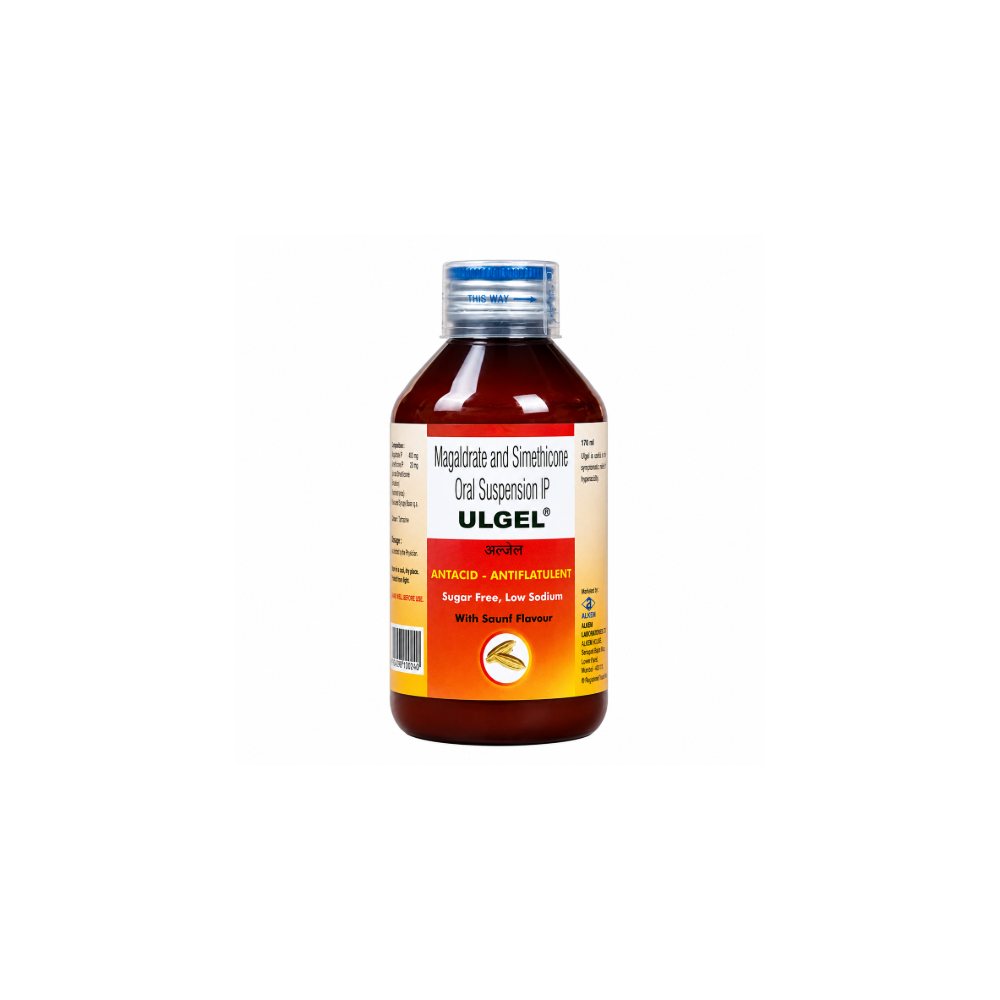 Ulgel Oral Suspension Saunf Sugar Free
