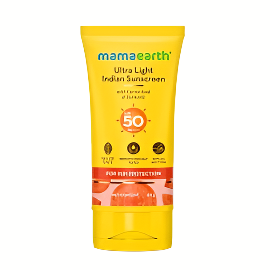 मामाअर्थ इंडियन सनस्क्रीन अल्ट्रा लाइट एसपीएफ 50