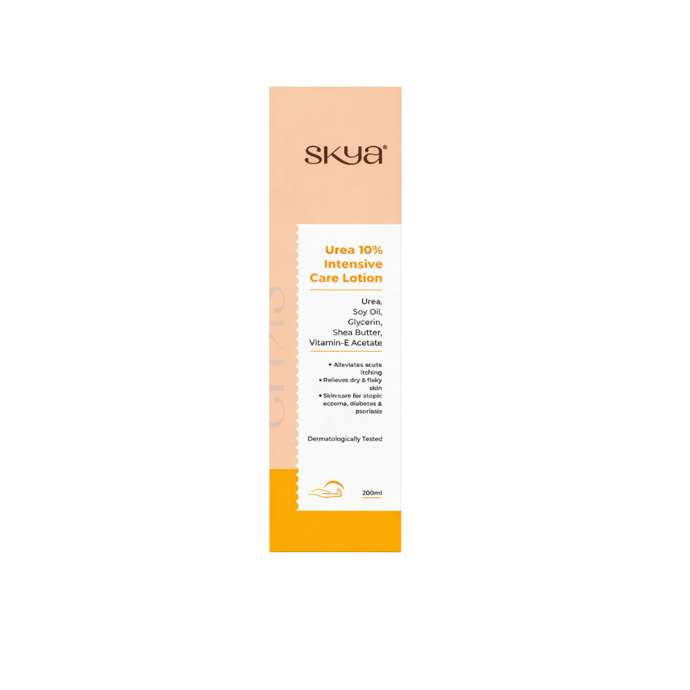Skya Urea 10% Intensive Care Lotion packaging on a white background