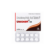 Ursokem 150 Tablet front