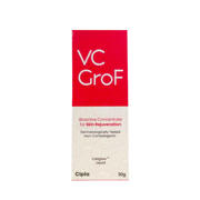 VC GroF packaging for skin rejuvenation on a white background