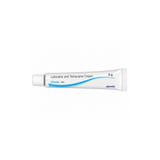 Tube of Viveta Lidocaine and Tetracaine Cream on a white background