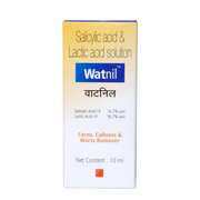 Watnil Salicylic acid & Lactic acid solution box on a white background