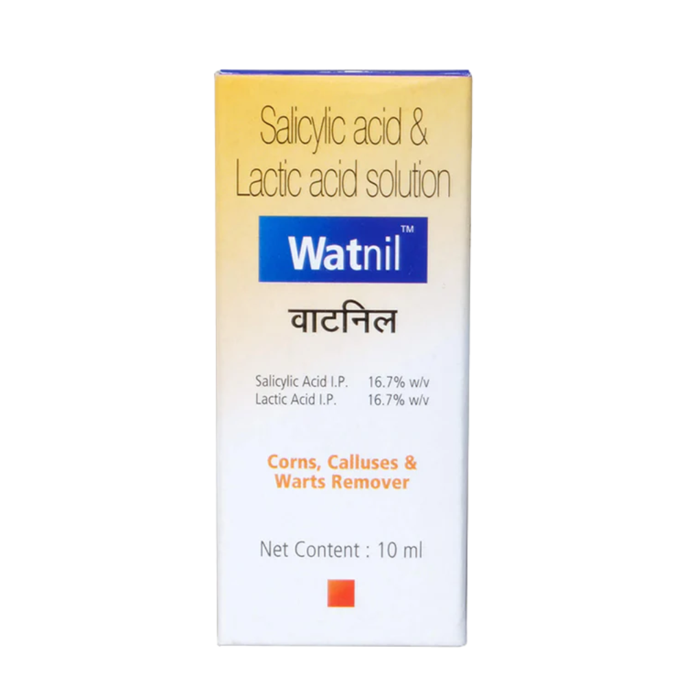 Watnil Salicylic acid & Lactic acid solution box on a white background