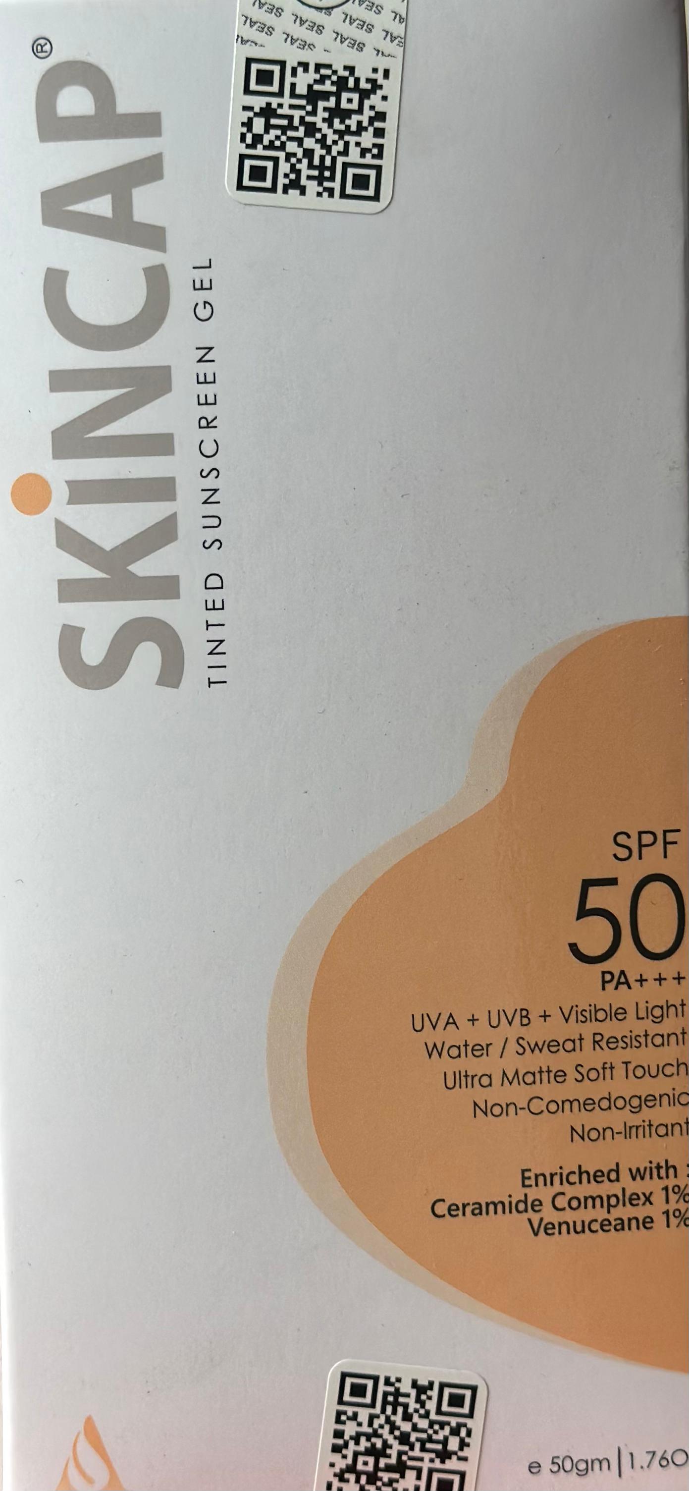 Skincap Spf 50 Tinted Sunscreen Gel