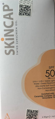 Skincap Spf 50 Tinted Sunscreen Gel