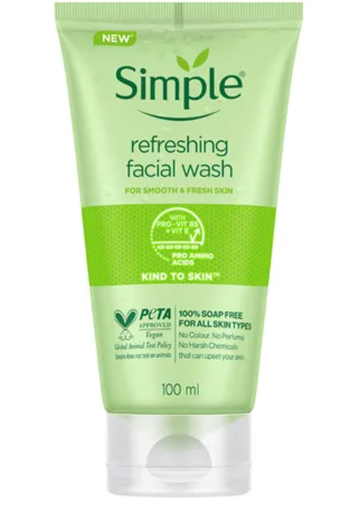 Simple  Facial Wash Refreshing
