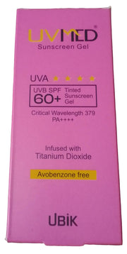 Uvmed Tinted Sunscreen Gel SPF 50