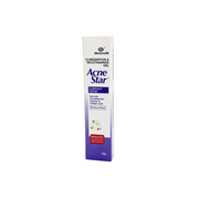 Angled front view of Acne Star Clindamycin and Nicotinamide Gel 22g packaging.