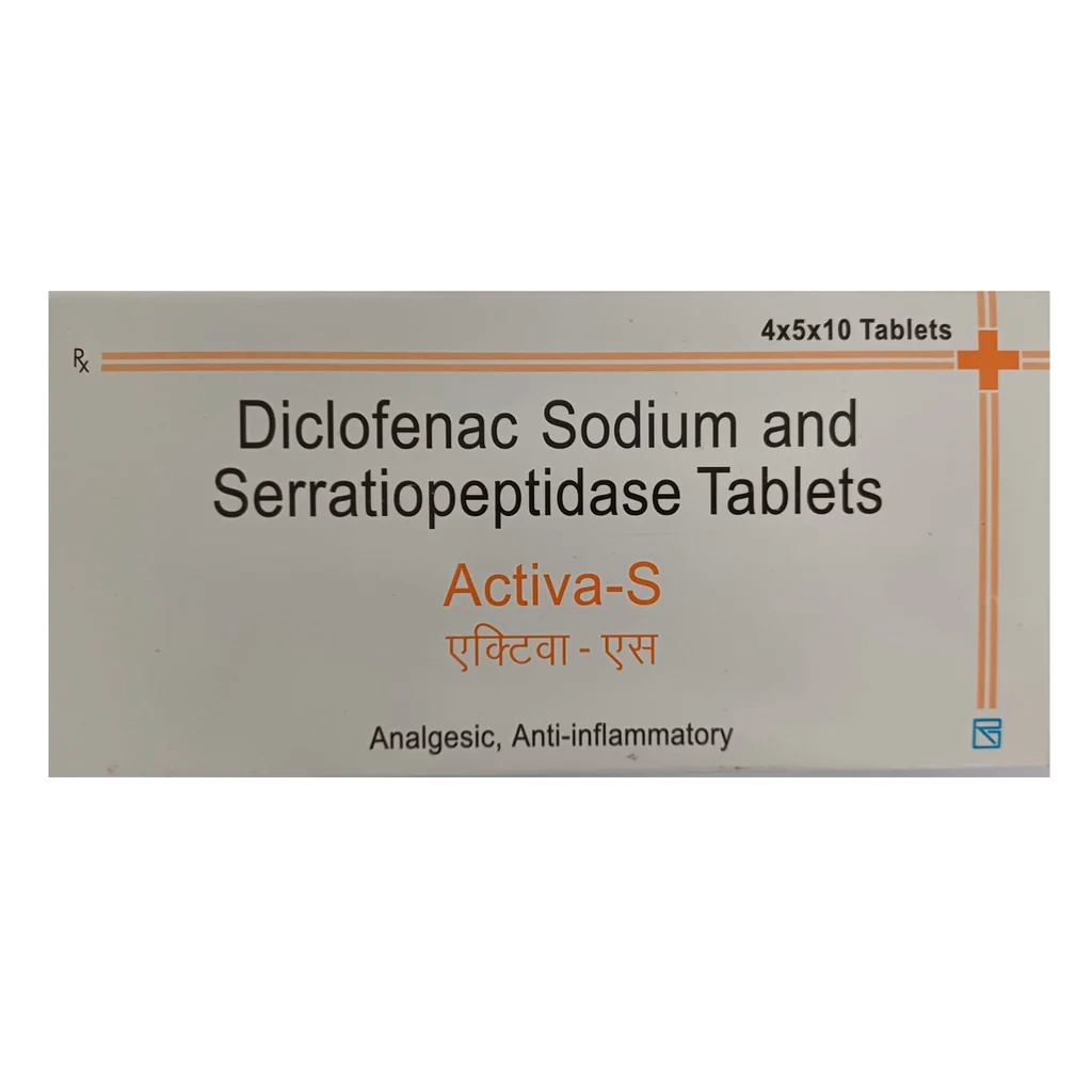 एक्टिवा एस 50mg/10mg टैबलेट