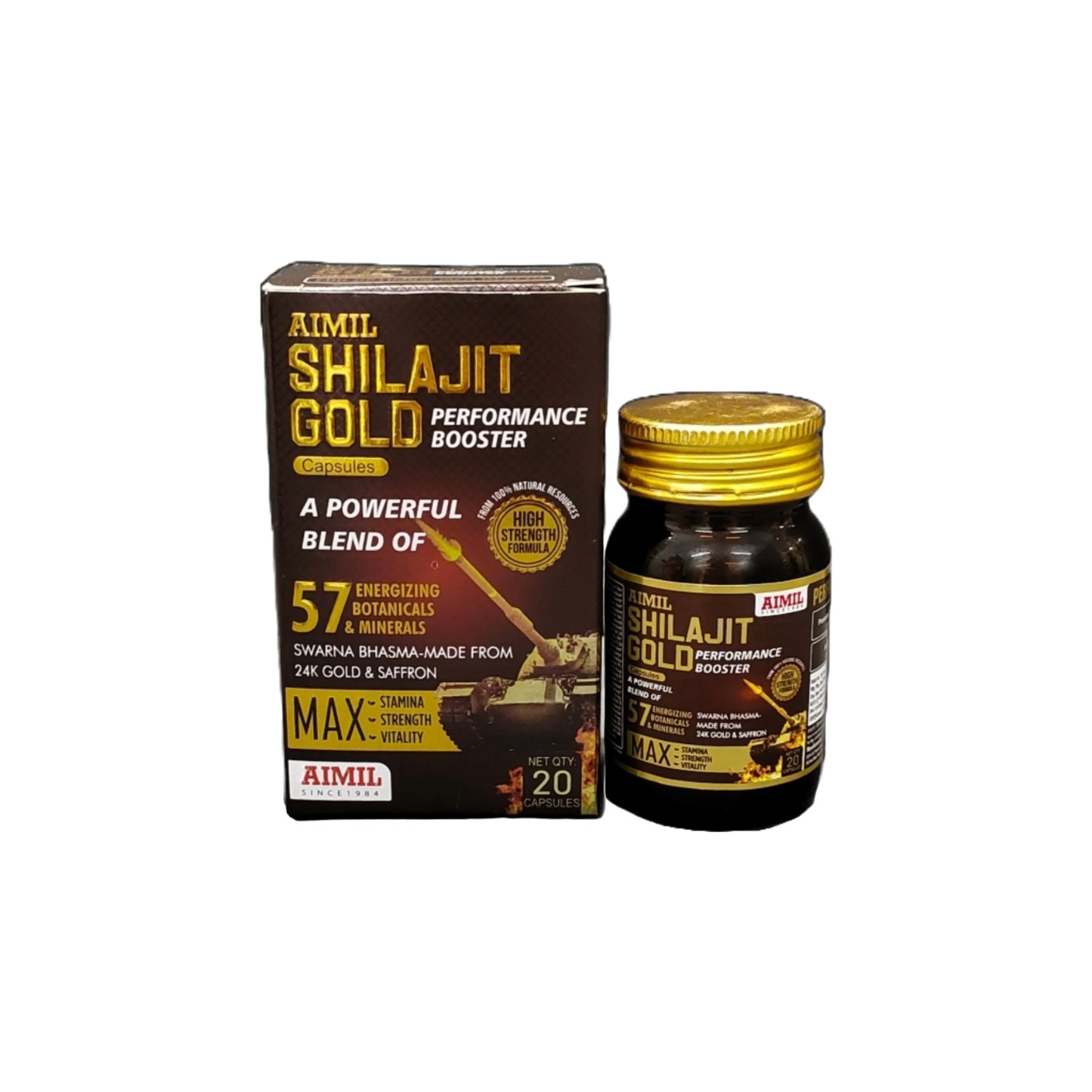 Aimil Shilajit Gold Capsules