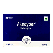Aknaybar bathing bar packaging with blue and white design