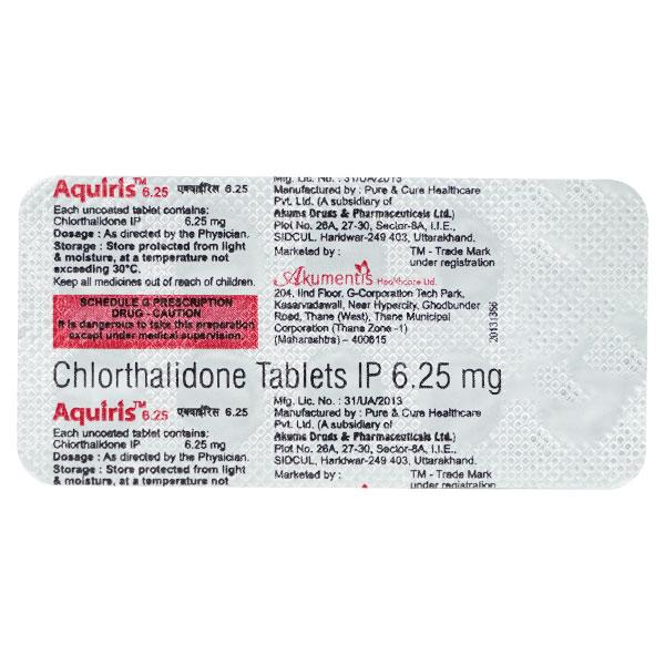 Aquiris 6.25mg Tablet
