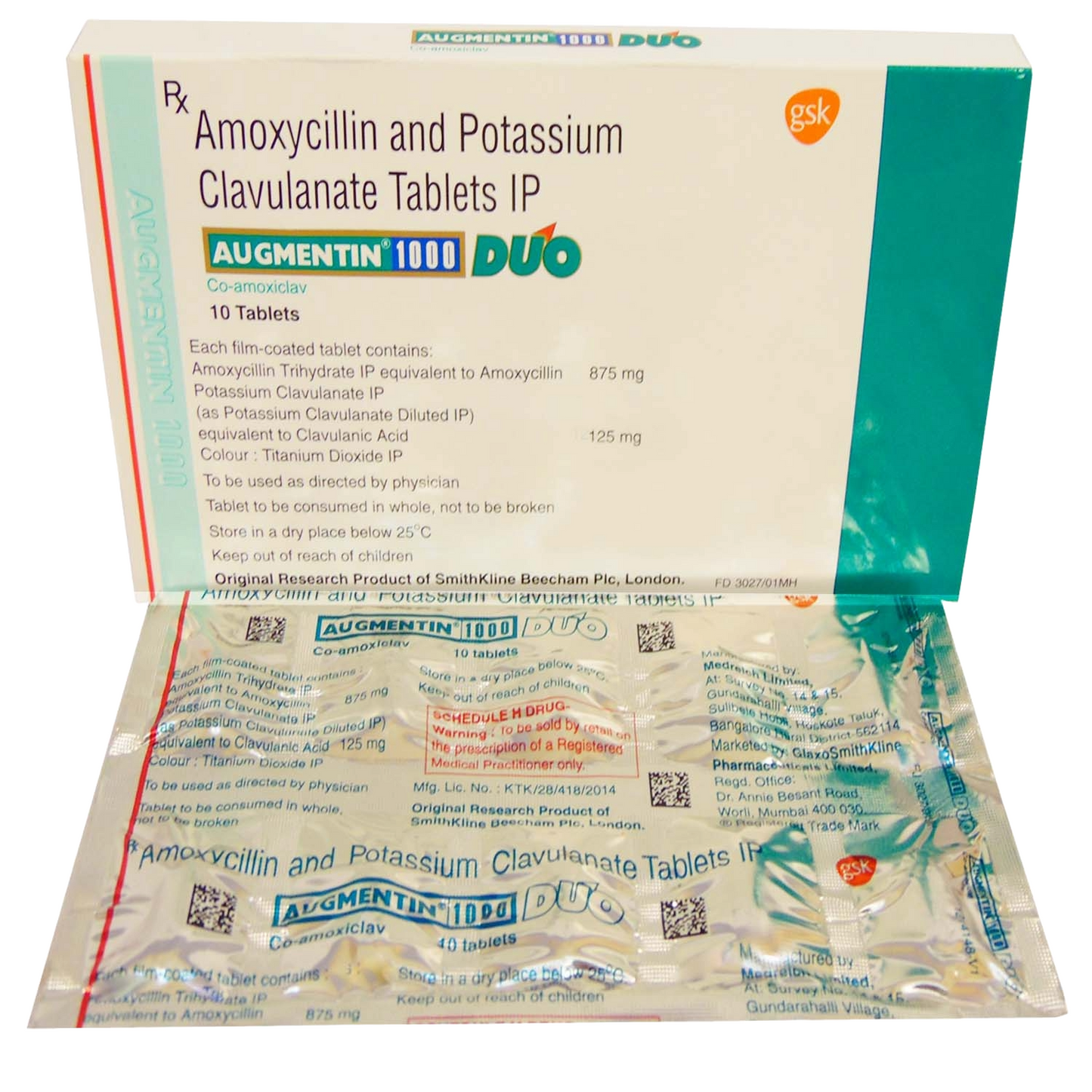 Augmentin 1000 Duo Tablet