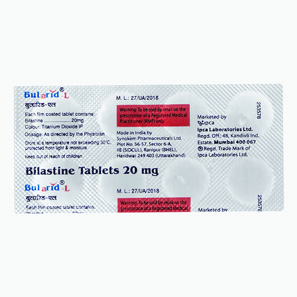 Bularid L 20mg Tablet