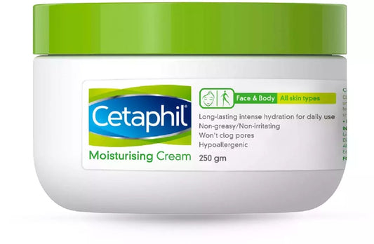 Cetaphil मॉइस्चराइजिंग क्रीम सभी प्रकार की त्वचा के लिए