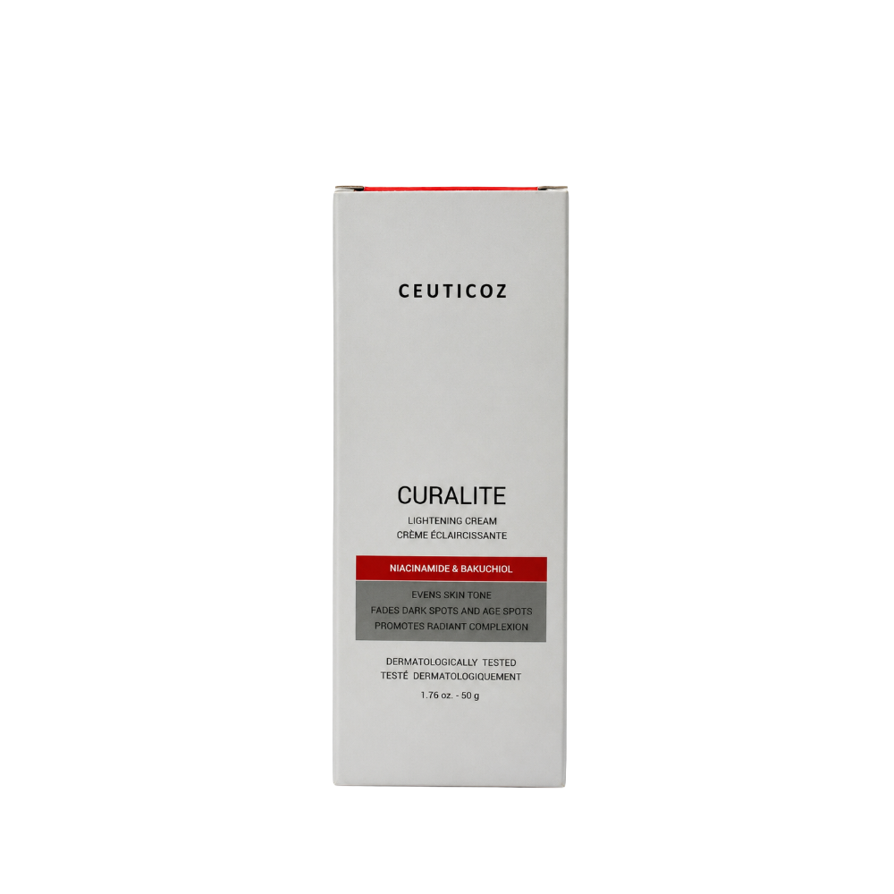 CEUTICOZ Curalite Lightening Cream 50g carton front view