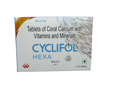 ईस्ट वेस्ट फार्मा द्वारा साइक्लिफोल हेक्सा मेल किट