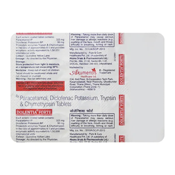 Dolentia Forte Tablet