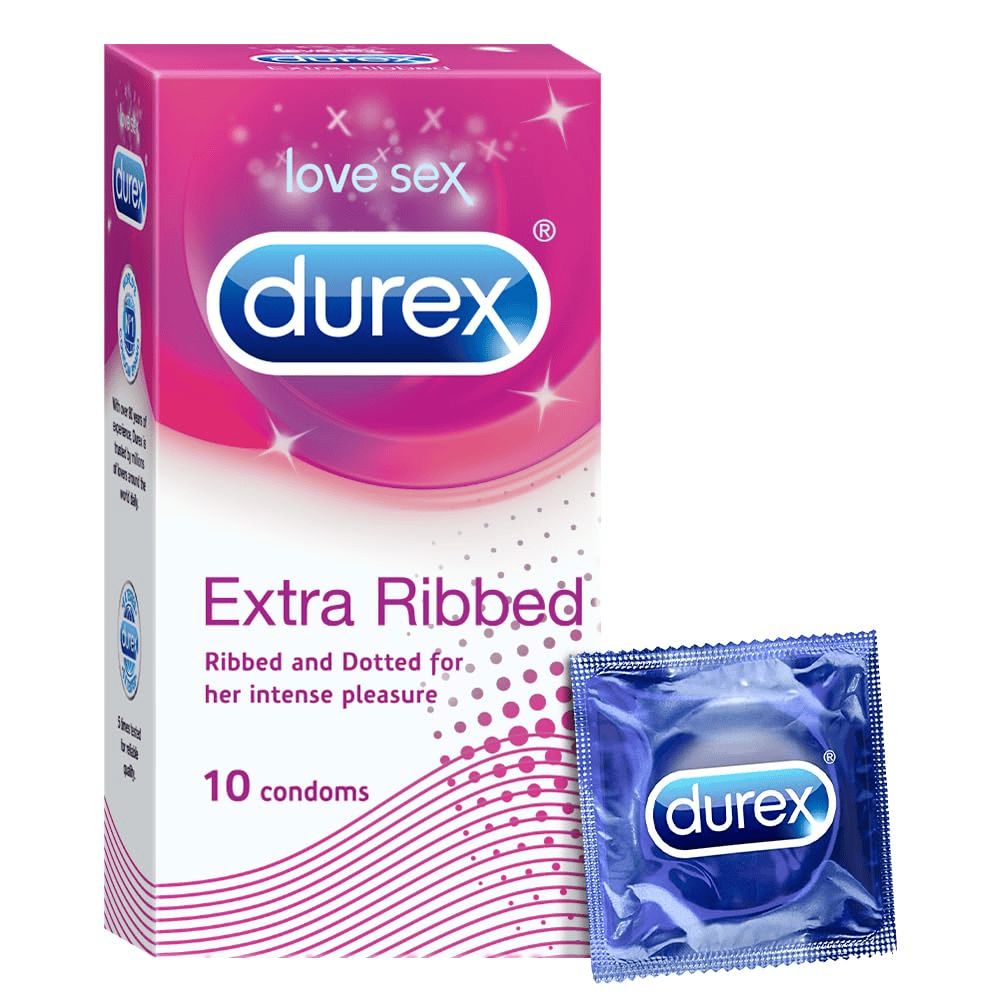 Durex Extra Ribbed Condom