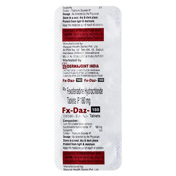 FX Daz 180mg Tablet