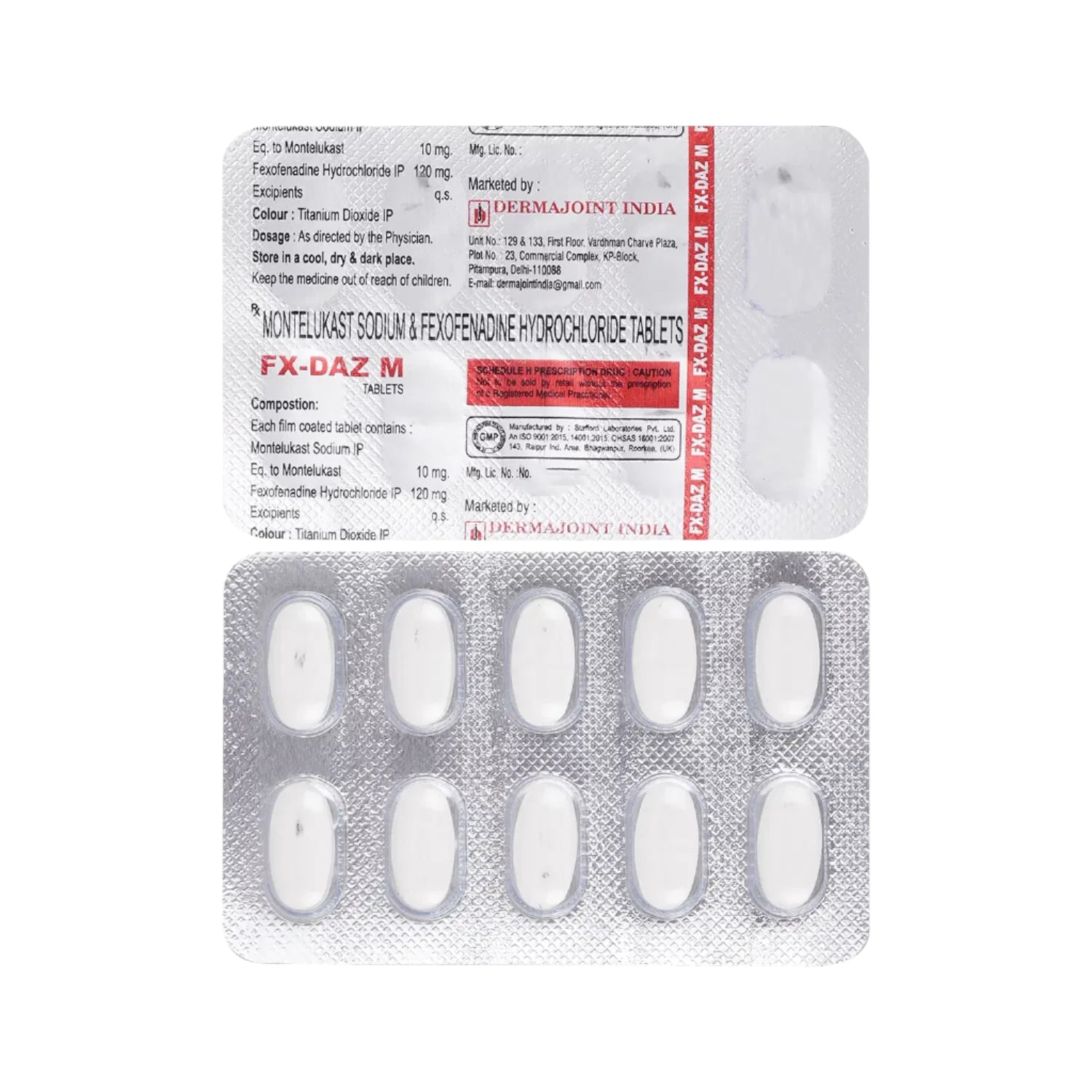 FX Daz M 10mg/120mg Tablet