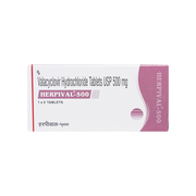 हेर्पिवल 500mg टैबलेट