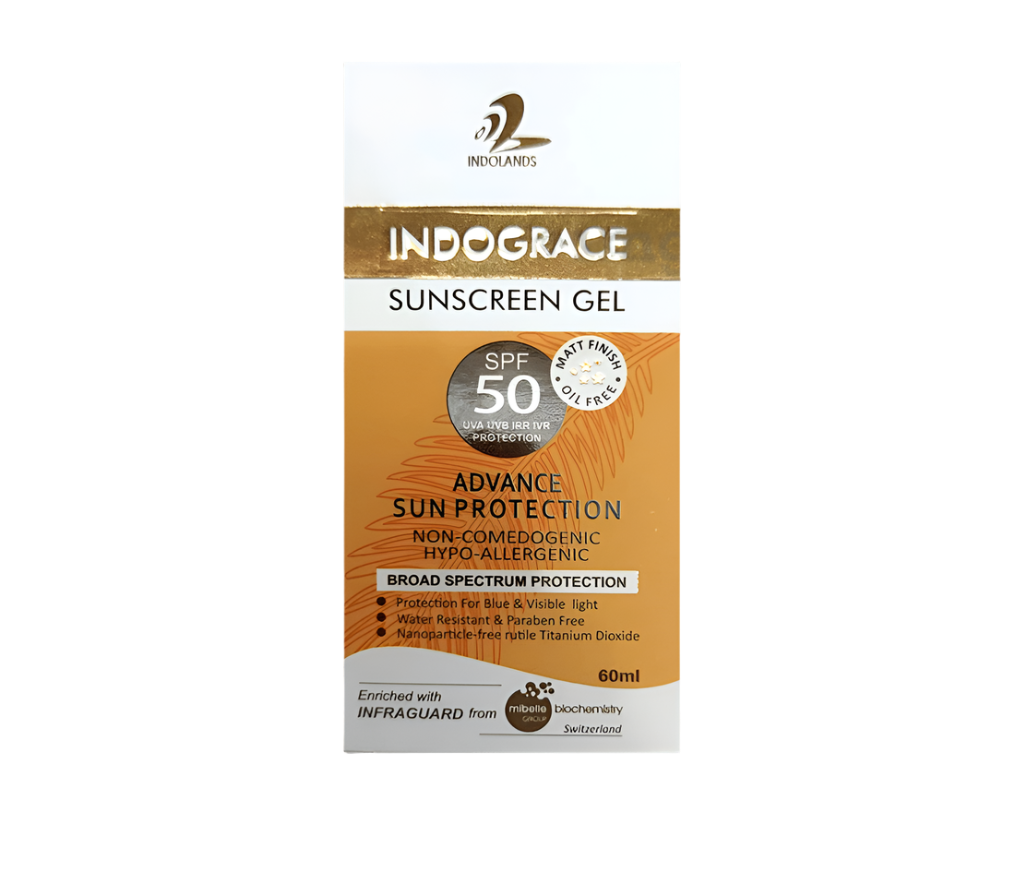 Indograce Sunscreen Gel  SPF 50