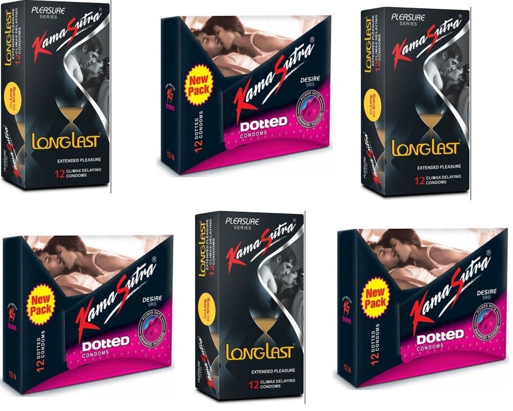 कामसूत्र खुशी श्रृंखला कॉम्बो पैक मिश्रित