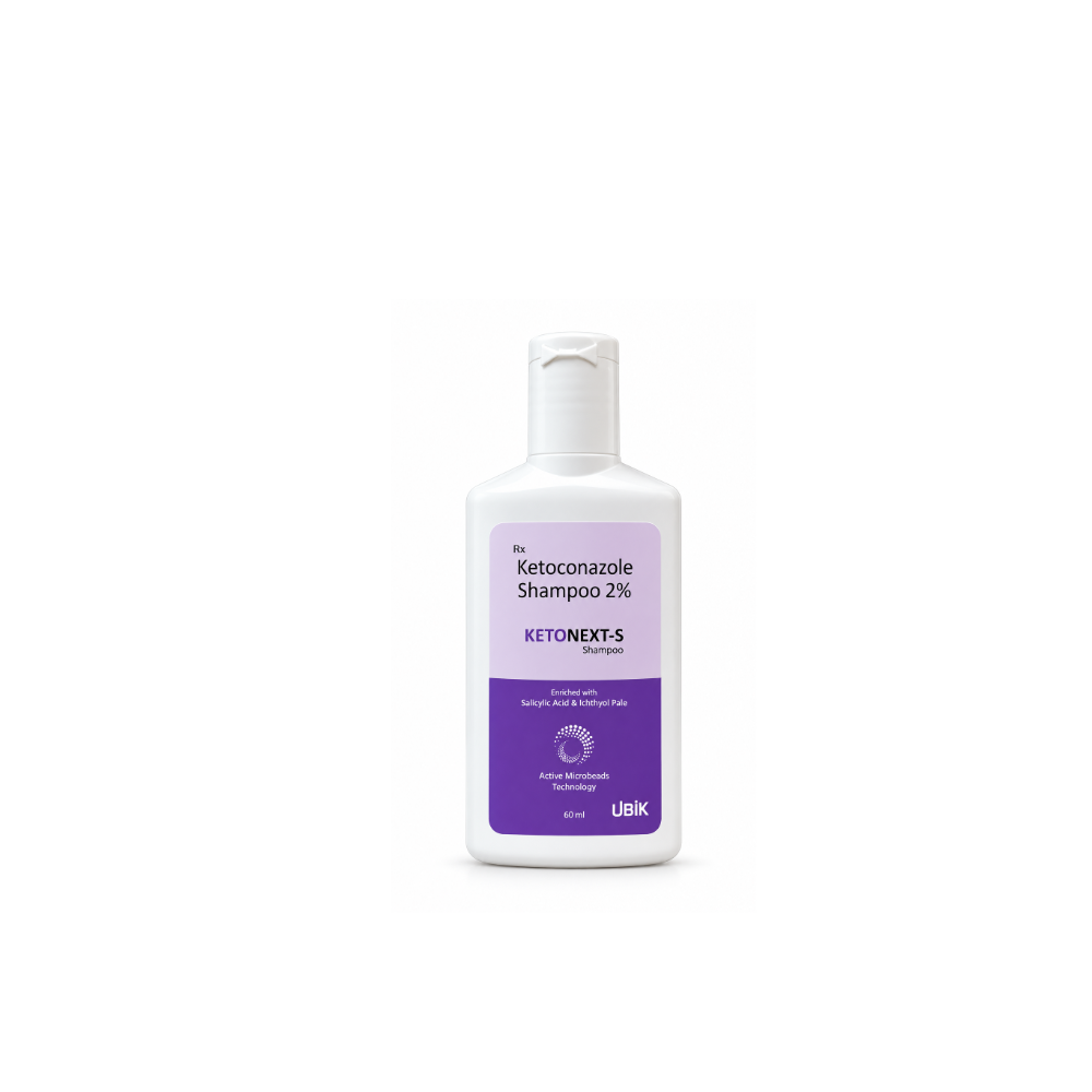 KetoneXT-S Shampoo 2% Ketoconazole with Salicylic Acid & Ichthyol Pale, 60 ml