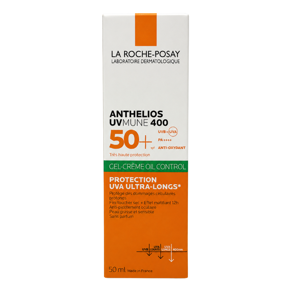 La Roche-Posay Anthelios UVMune 400 Oil Control SPF50+ 50ml sunscreen box front
