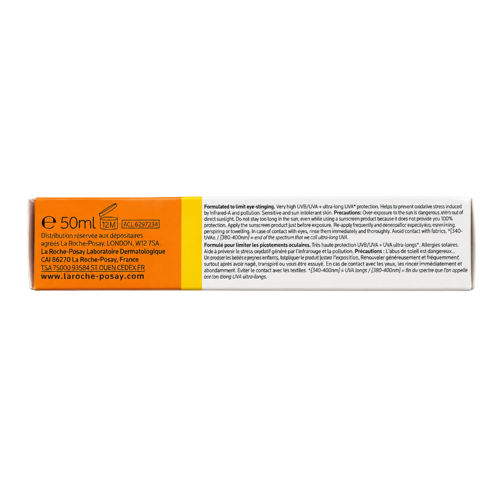 La Roche-Posay Anthelios UVMune 400 Invisible Fluid SPF 50+ PA++++ 50ml | Ultra-Long UVA Protection, Very Water & Sweat Resistant, Non-Perfumed Sunscreen