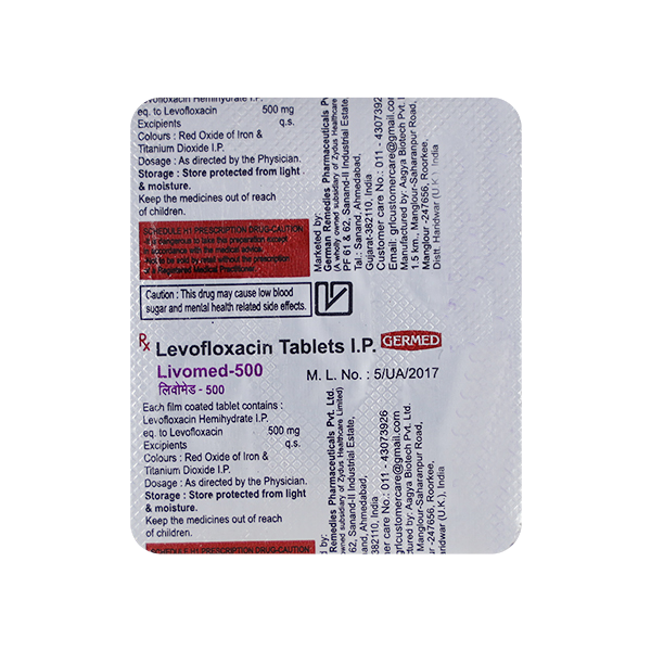 Livomed 500mg Tablet