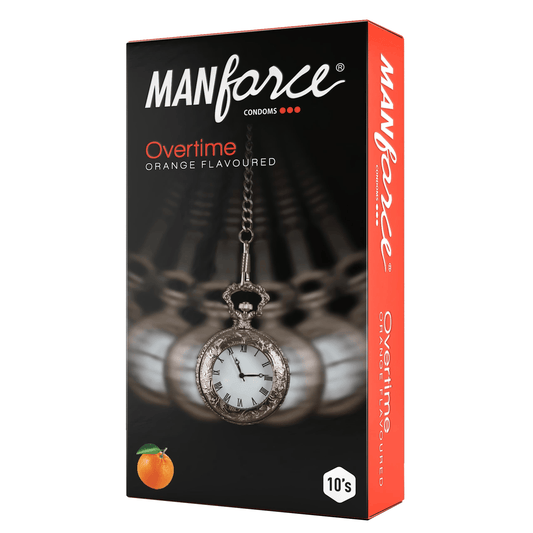 Manforce Condom Overtime Orange