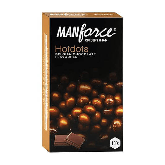 Manforce Condom Hotdots Belgian Chocolate