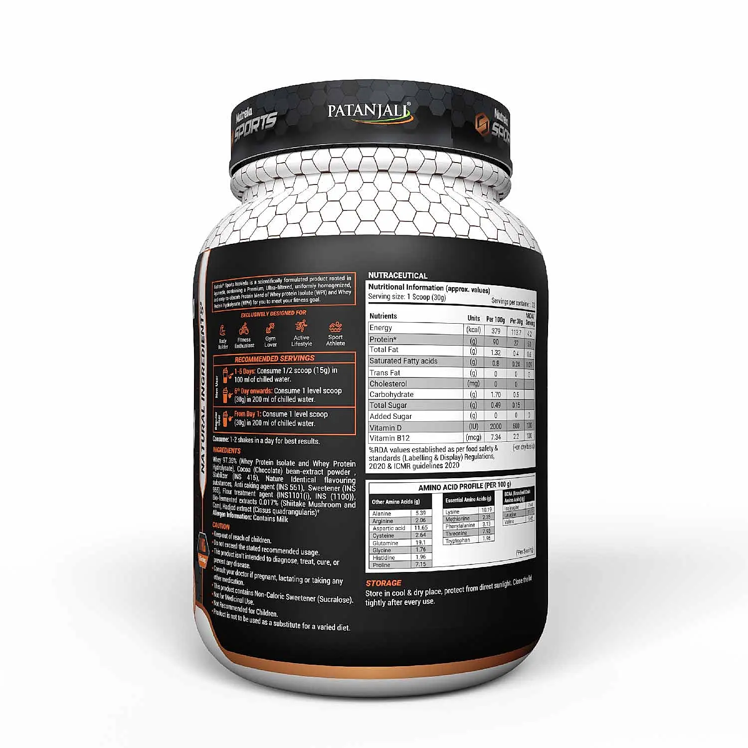Nutrela Sports Isoveda Isolate Whey Protein