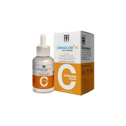 Ornaglow VC face serum bottle and packaging on a white background
