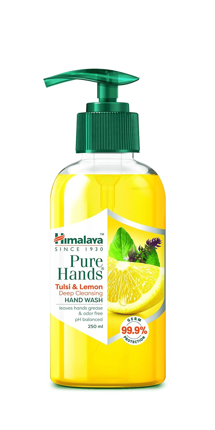 Himalaya Personal Care Pure Hands Hand Wash Tulsi & Lemon Deep Cleansing