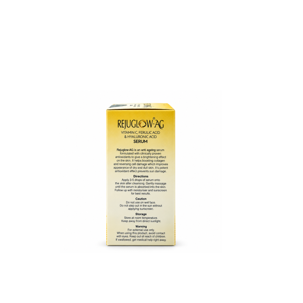 Rejuglow-AG Vitamin C 20% Serum with Ferulic Acid & Hyaluronic Acid – 15 ml