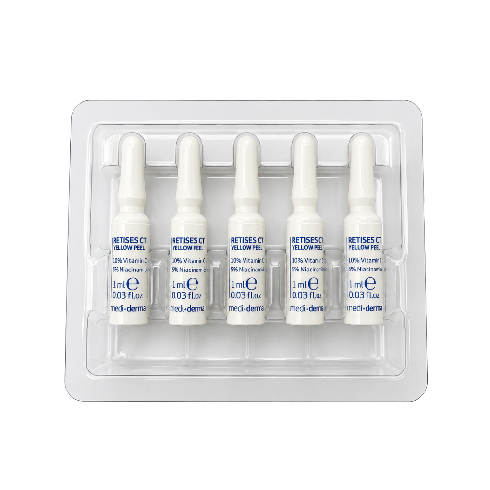 Retises CT Yellow Peel pack of 10 ampoules with Vitamin C and Niacinamide