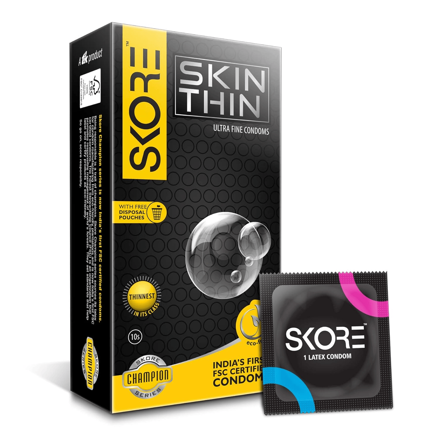 Skore Skin Thin Ultra Fine Condoms
