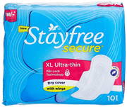 Stayfree Secure Ultra Thin with Wings XL